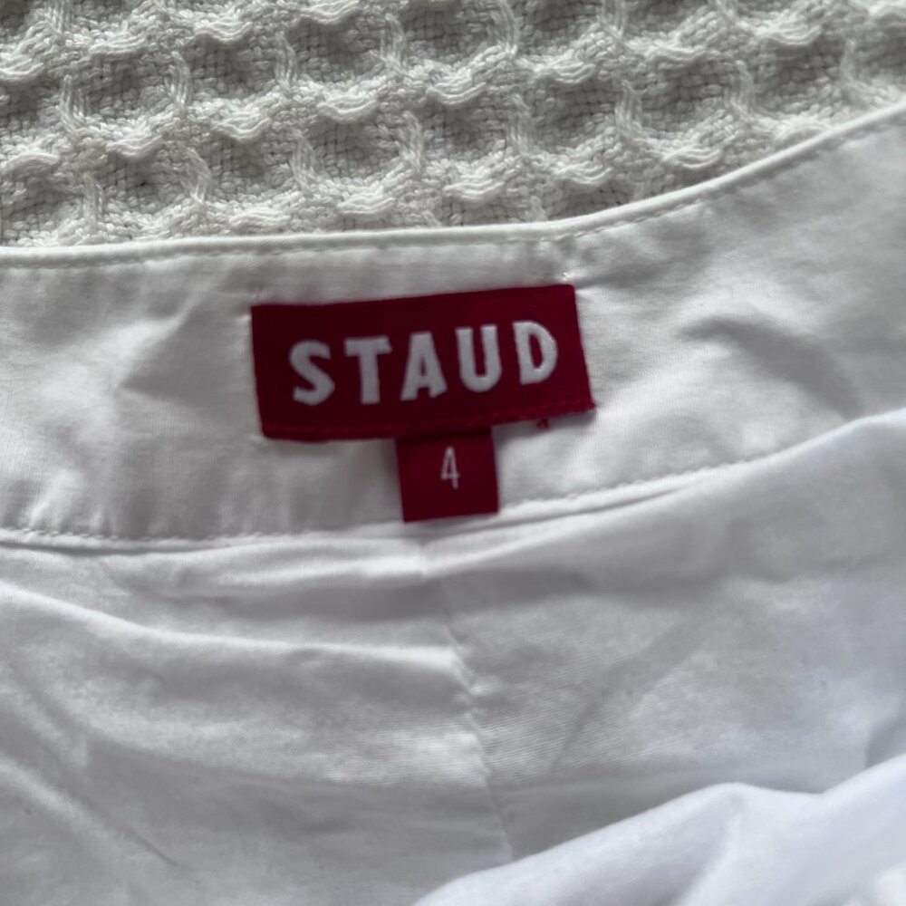NWOT Staud Mini Sea Tiered Mini Skirt - Picture 6 of 9